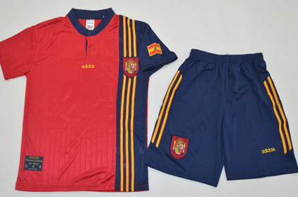 España 1a Equipación 1996 - NIÑOS